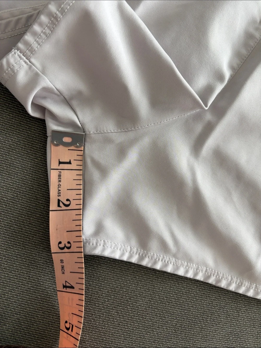 Nike White Athletic Smocked-Waist Shorts